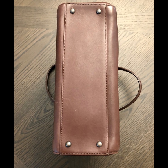 Vintage Coach Brown Leather Satchel - Picture 5 of 7